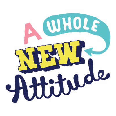 Logo reads "A whole new Attitude'
