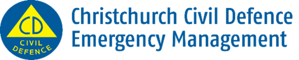 logo reads Christchurch civil defence emergency management