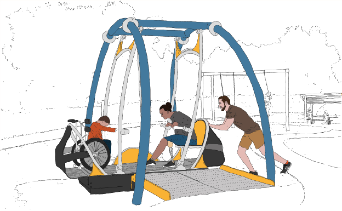 Illustration, Accessible Playground